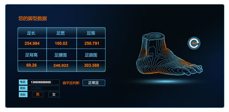 消費(fèi)者足型數(shù)據(jù)匯總與分析